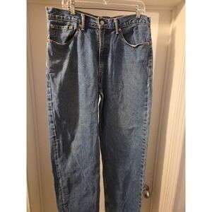 Levi's 540 Jeans Mens 38x32 Blue Relaxed Taper Fit 100% Cotton